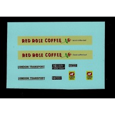 Corgi 468 Routemaster Bus - Red Rose Coffee