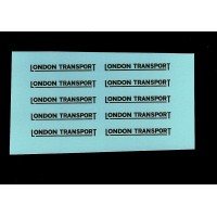 Generic Bus Fleet Names - London Transport - Outline - Size 2