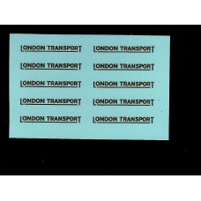Generic Bus Fleet Names - London Transport - Outline - Size 1