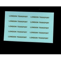 Generic Bus Fleet Names - London Transport - Plain - Size 1
