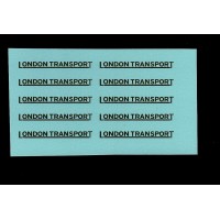 Generic Bus Fleet Names - London Transport - Underlined - Size 2