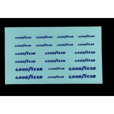 Generic Rally - Goodyear Blue Transfers/Decals