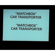 Matchbox A2a Car Transporter - Black