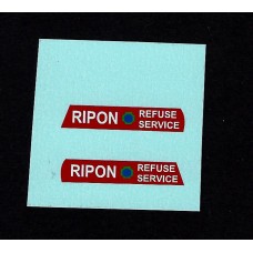 Matchbox 15c Tippax Refuse Truck Custom/Code 3 Ripon
