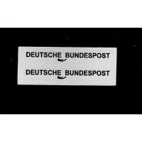 Matchbox 42e Mercedes Container Truck - Deutsche Bundespost - Stickers