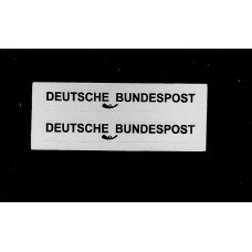 Matchbox 42e Mercedes Container Truck - Deutsche Bundespost - Stickers