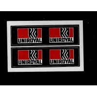 Matchbox 42e Mercedes Container Truck - Uniroyal - Stickers