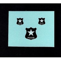 Matchbox 55b/55c/55d Police Car Custom/Code 3 - White Star