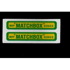 Matchbox 5b London Bus - Stickers