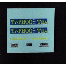 Matchbox 5d London Bus Custom/Code 3 Ty-phoo Tea  Transfers
