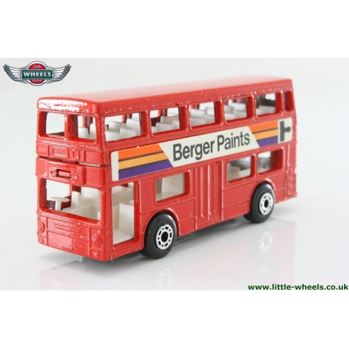 17f Londoner Bus Matchbox Transfer/Aufkleber/Sticker 