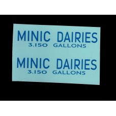 Minic 71M Milk Tanker