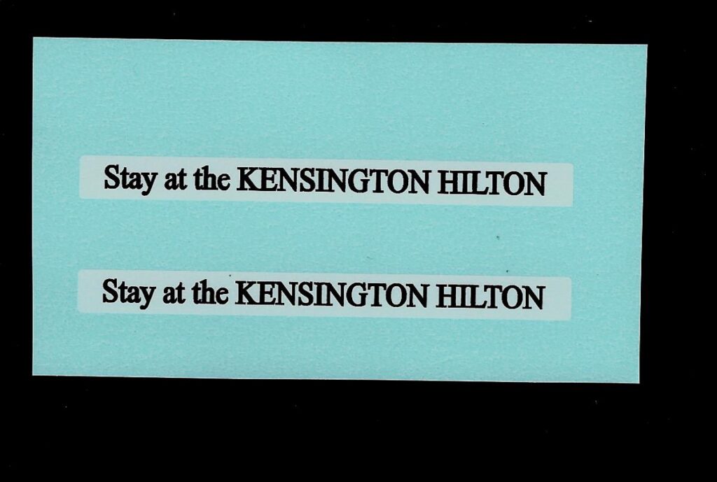 17f Kensington Hilton