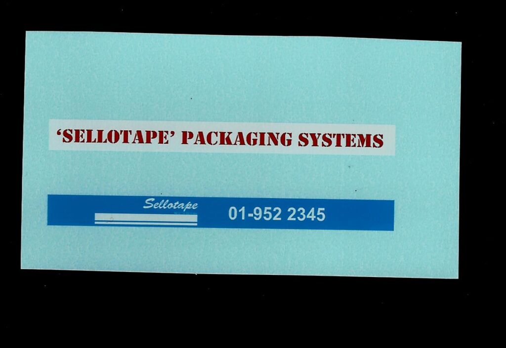 17f Sellotape 01952 2345