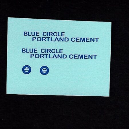 51a Cement Blue Circle