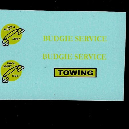 Budgie 244 Breakdown Truck