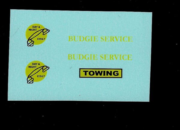 Budgie 244 Breakdown Truck