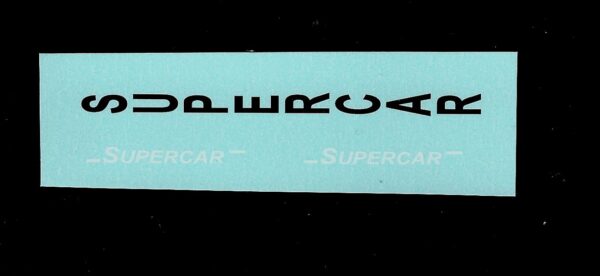 Budgie 272 Supercar White