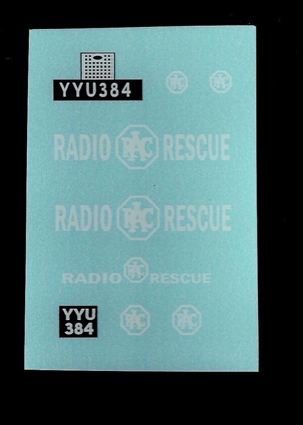 Budgie 278 RAC YYU384
