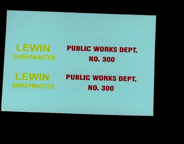 Budgie 300 Lewin Sweepmaster