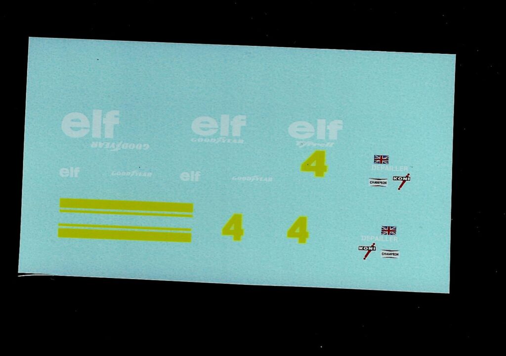 Corgi 161 ELF Tyrrell Racing Car