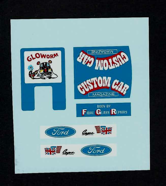 Corgi 163 Santa Pod Dragster Glowworm