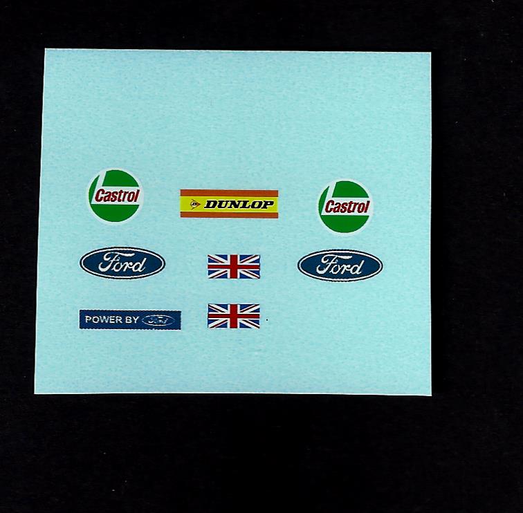 Corgi 316 Ford GT Extras