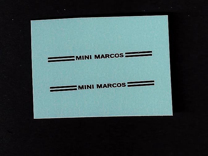Corgi 341 Mini Marcos Black