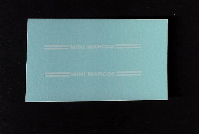 Corgi 341 Mini Marcos White