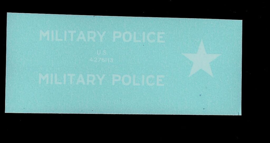 Corgi 355 Commer Military Police Truck