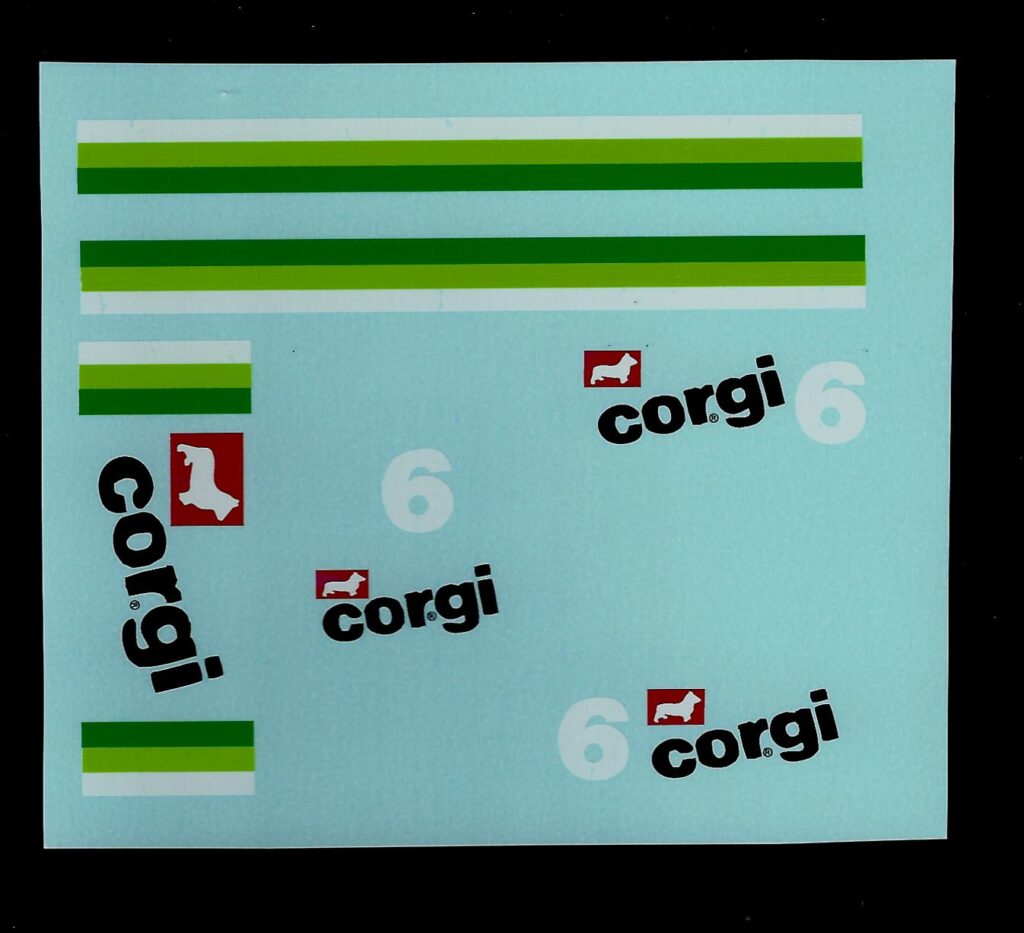 Corgi 397 Porsche Audi - Green