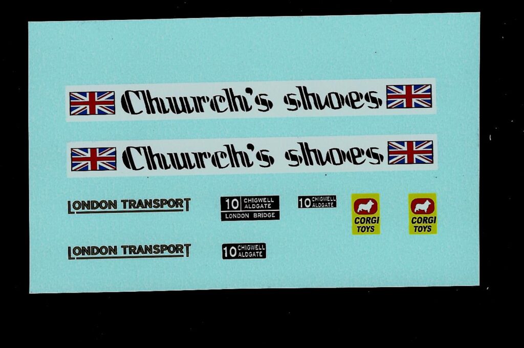 Corgi 468 Bus Churchs