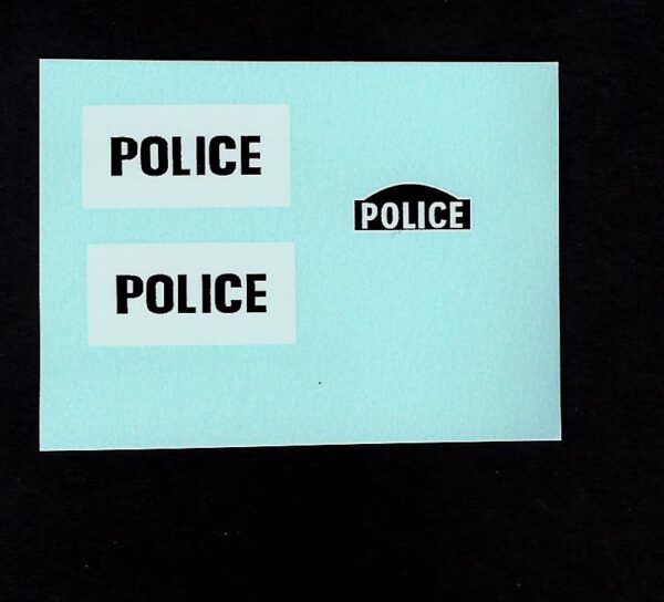Corgi 506 Sunbeam Imp Police Black White