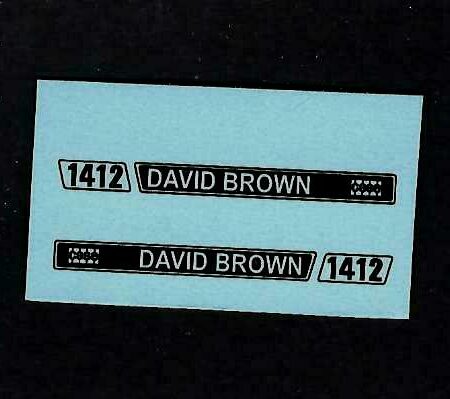 Corgi 55 David Brown 1412 Tractor Black