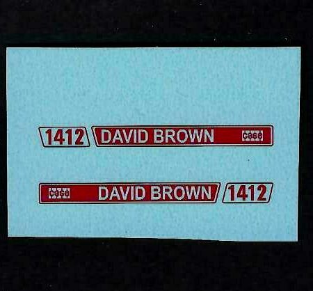 Corgi 55 David Brown 1412 Tractor Red