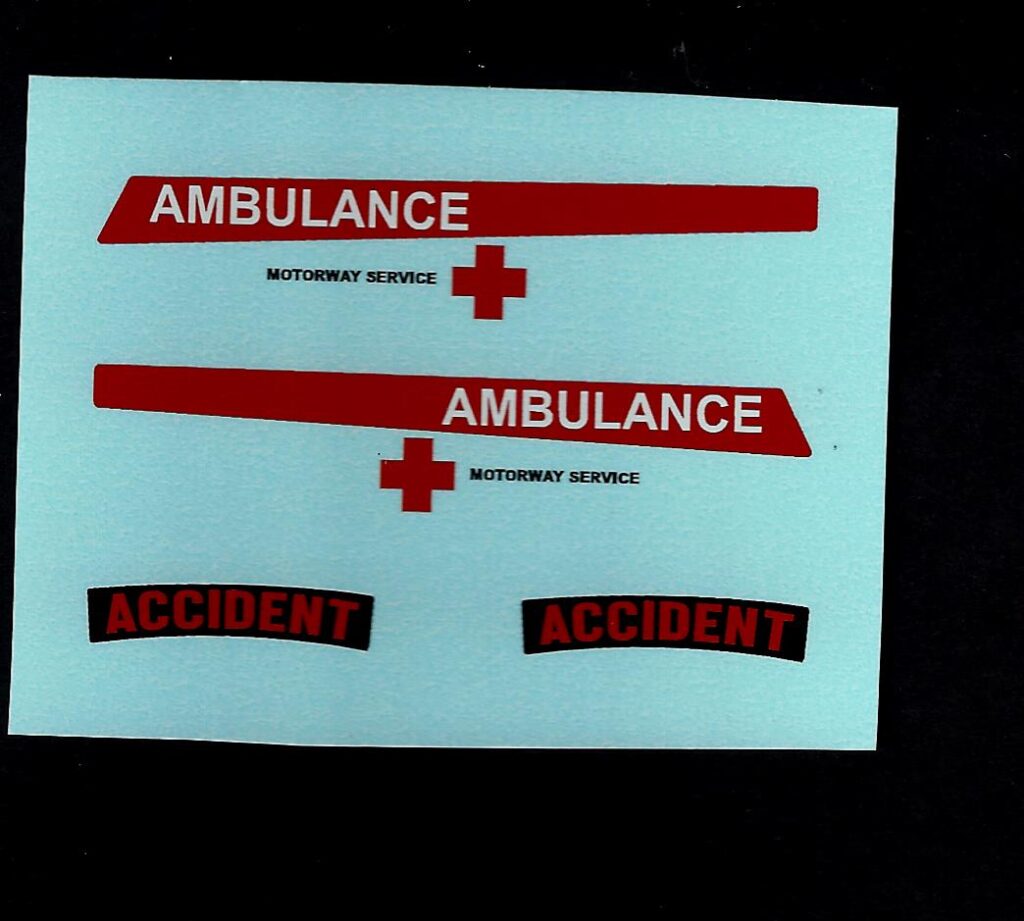 Corgi 700 Motorway Service Ambulance
