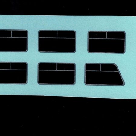 Dinky 274 276 Ford Transit Ambulance Windows