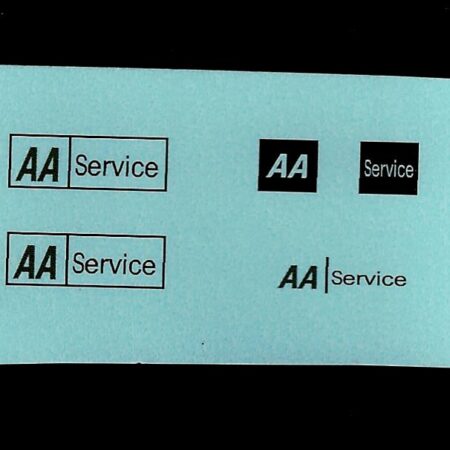 Dinky 274 AA Patrol Van Modern Black Clear