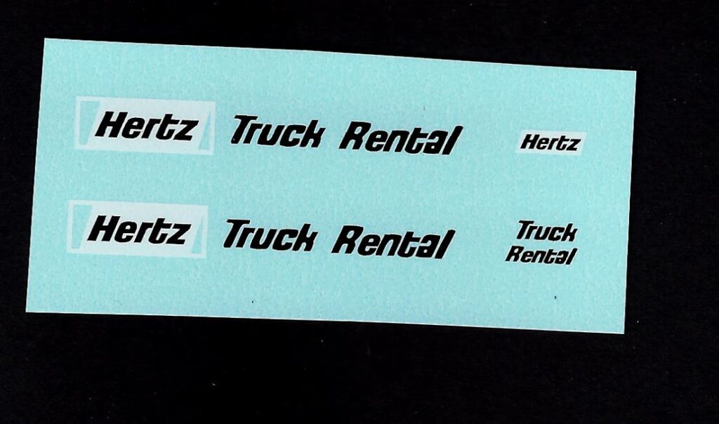 Dinky 407 Ford Transit Hertz