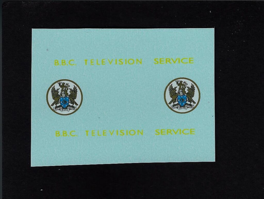 Dinky 967 BBC TV Control Room