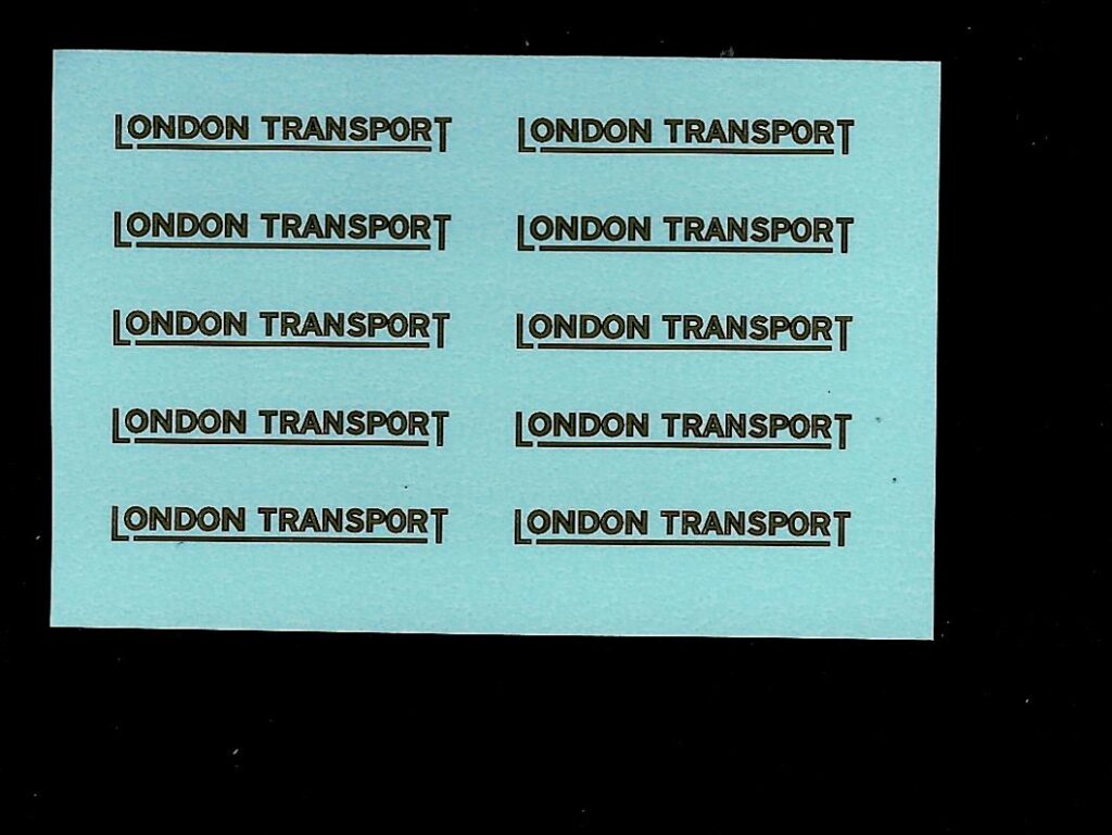 Generic London Transport Outline