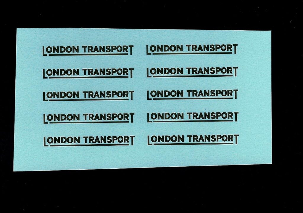 Generic London Transport Outline 2