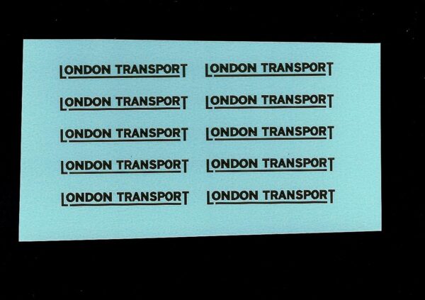 Generic London Transport Outline 2