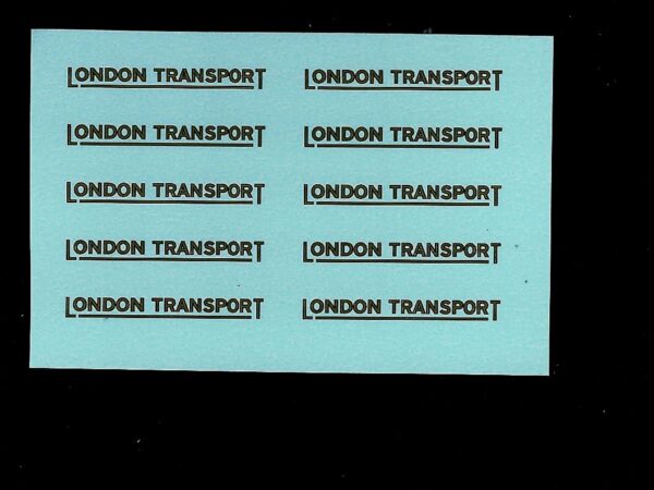 Generic London Transport Outline