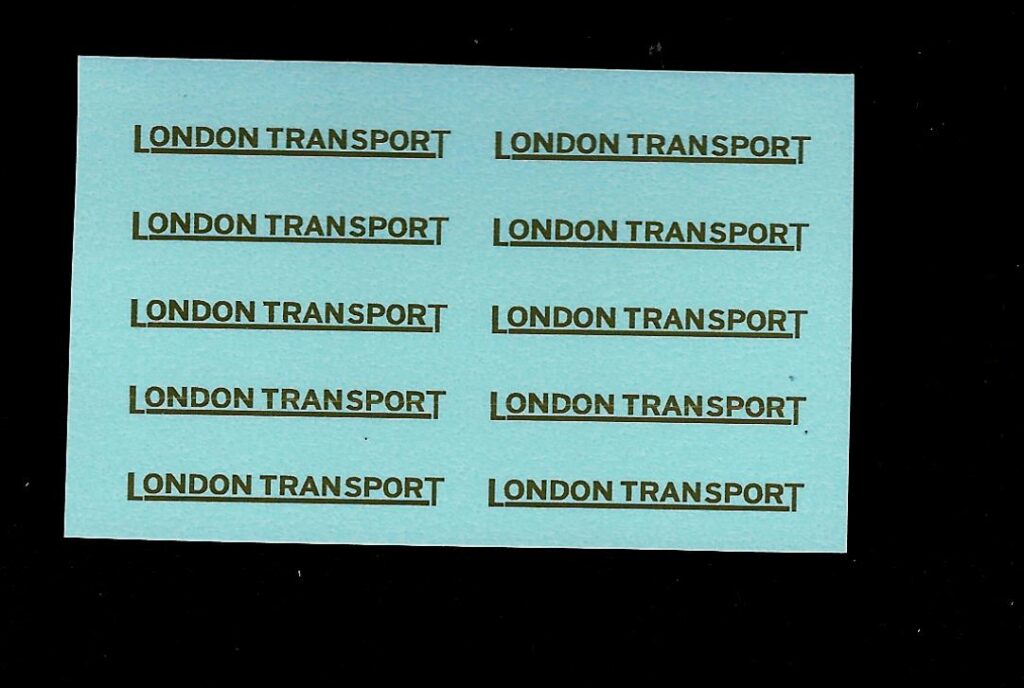 Generic London Transport Underline