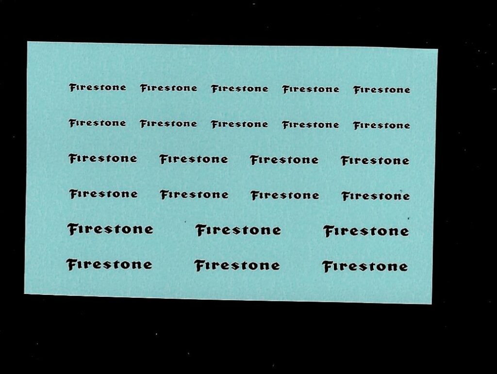 Generic Rally Firestone Black