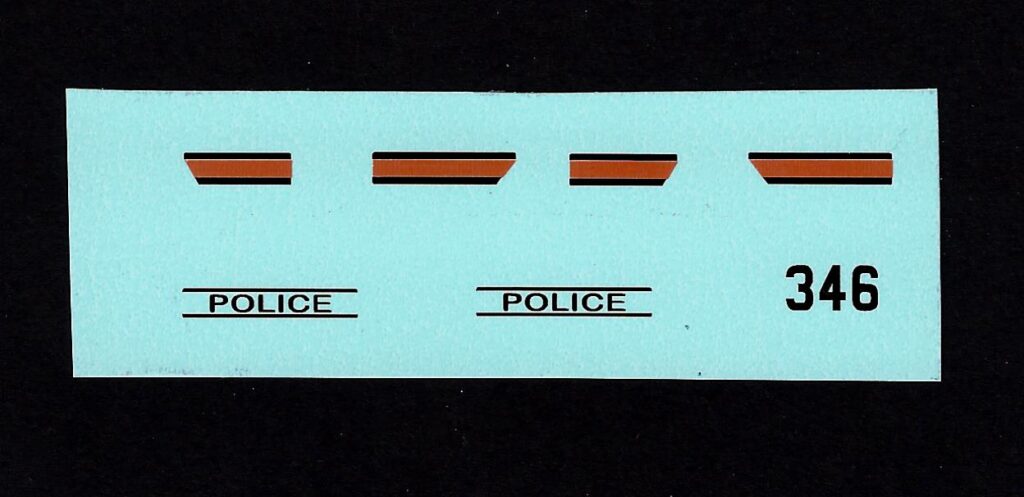 K61 Police Car - Police White