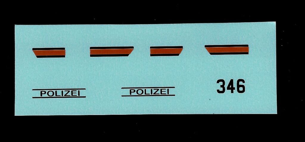 K61 Police Car - Polizei White