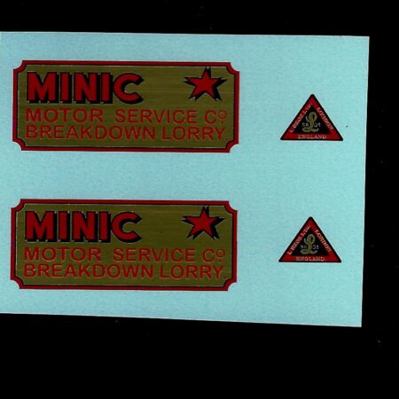 Minic 48M Breakdown Truck Gold