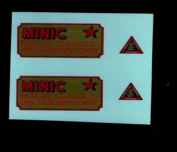 Minic 48M Breakdown Truck Gold